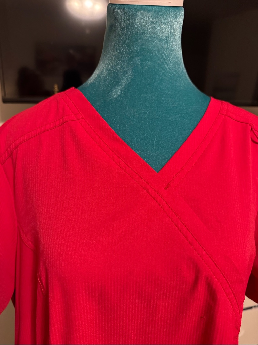 Elle Women’s Red Scrub Top